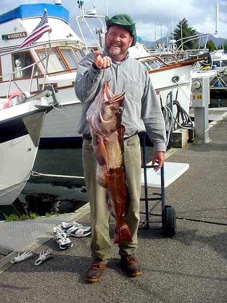 Brian caught a Ling Cod