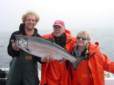 Morrie and Barb - Alaska Fishing